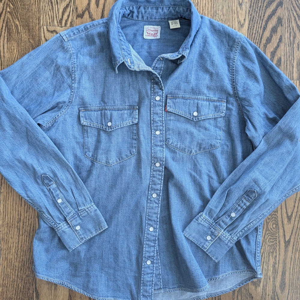 Levi's Casual Blue Button Down Shirt